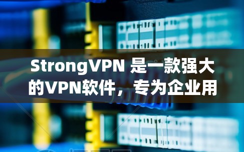 StrongVPN 是一款强大的VPN软件，专为企业用户设计，提供强大的加密和多速率设置，确保数据安全和稳定传输。以下是关于 StrongVPN 的详细介绍