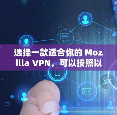 选择一款适合你的 Mozilla VPN,可以按照以下步骤进行 选择一款适合你的 Mozilla VPN,可以按照以下步骤进行