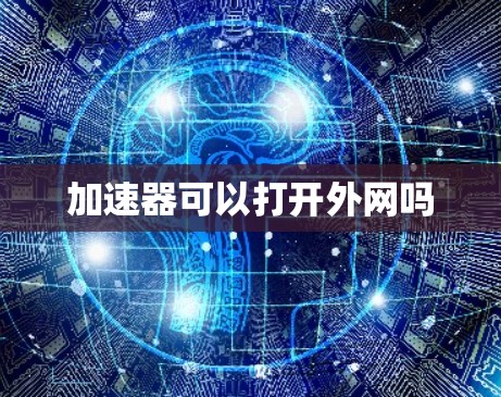 加速器可以打开外网吗 加速器可以打开外网吗