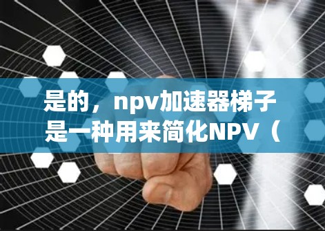 是的，npv加速器梯子 是一种用来简化NPV（净现值）计算工具，帮助人们更高效地表达NPV的计算公式。以下是几个常见的NPV加速器梯子的例子和解释