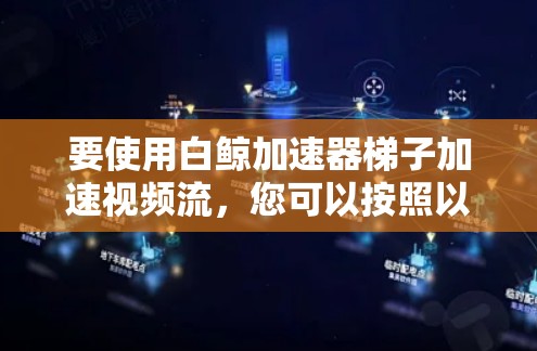 要使用白鲸加速器梯子加速视频流,您可以按照以下步骤操作 要使用白鲸加速器梯子加速视频流,您可以按照以下步骤操作