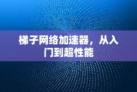 梯子网络加速器，从入门到超性能