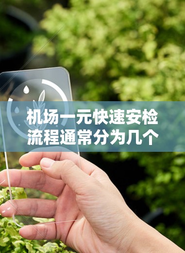 机场一元快速安检流程通常分为几个主要步骤,通常分为以下几个环节 机场一元快速安检流程通常分为几个主要步骤,通常分为以下几个环节