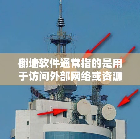 翻墙软件通常指的是用于访问外部网络或资源的软件，这类软件被称为防火墙软件或访问控制软件。常见的例子包括
