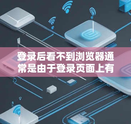 登录后看不到浏览器通常是由于登录页面上有软件翻墙设置需要完成,而不是浏览器本身的问题。以下是详细步骤